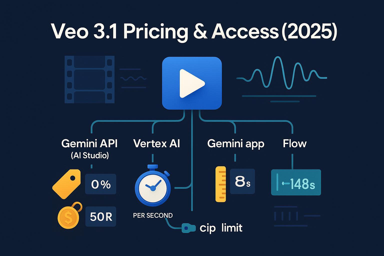 Veo 3.1 Pricing & Access (2025): Paid Preview, Plans, and Limits