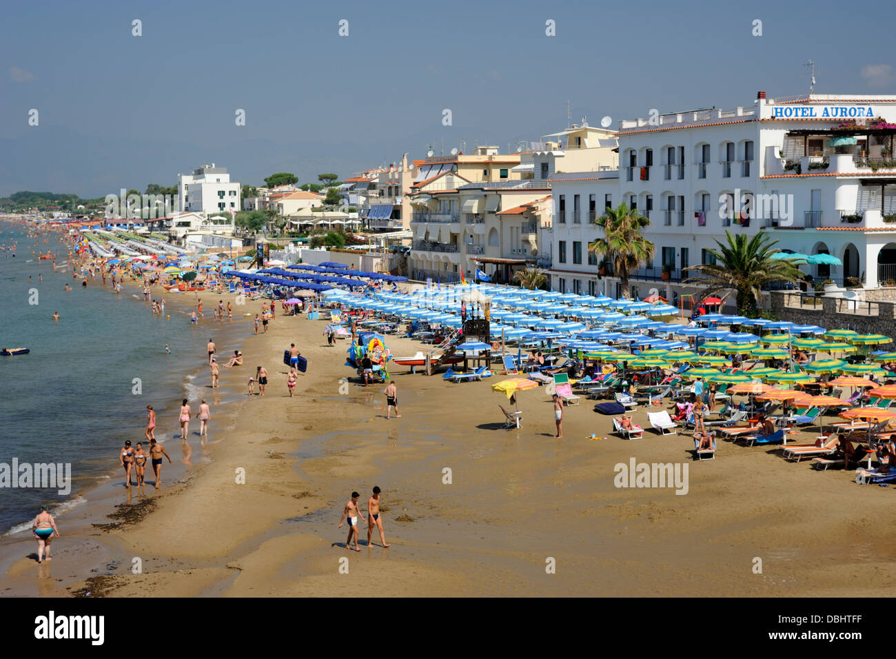 Italy, Lazio, Sperlonga, beach Stock Photo - Alamy